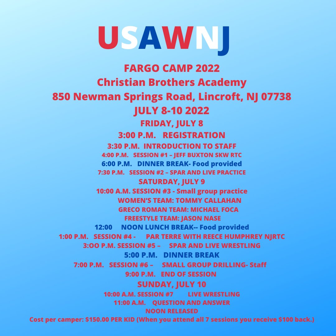 USAW/NJ (@usawrestlingnj) on Twitter photo 