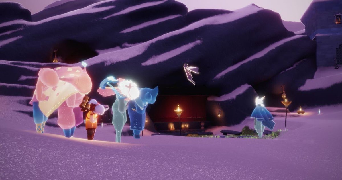 ashifromsky's tweet photo. I just finished the latest season quest and what a nice quest. Have we been able to hang around with spirits like this before? Except for the little prince, of course

#skychildrenofthelight #skycotl #seasonofperformance https://t.co/N9YXP6wnsy