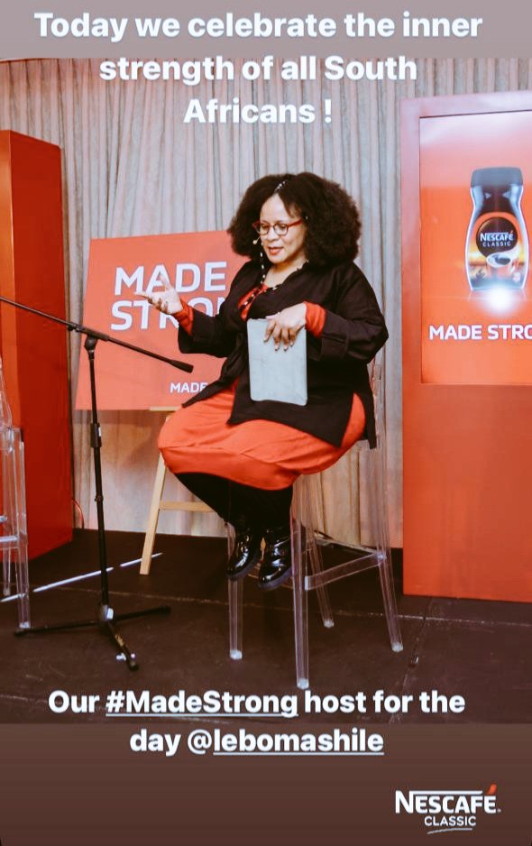 nivpather's tweet photo. #madestrong @nescafesa @lebomashile https://t.co/hCDJ19mJ6m