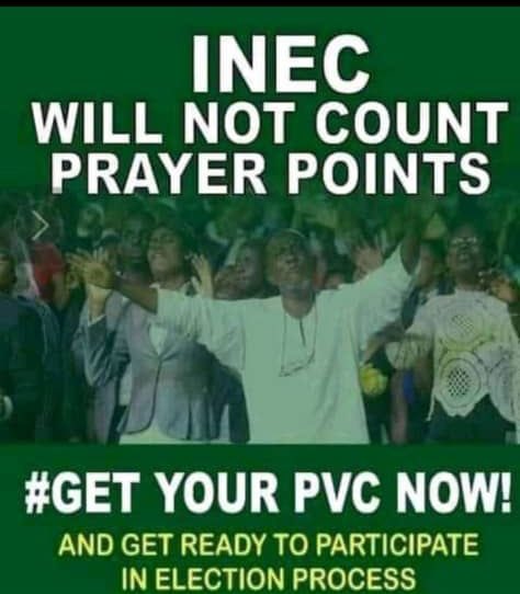 Masphizle's tweet photo. Peter obi , Atiku, inec, 2023 election….
 
GET YOUR PVC https://t.co/vKjrJ7qMc2