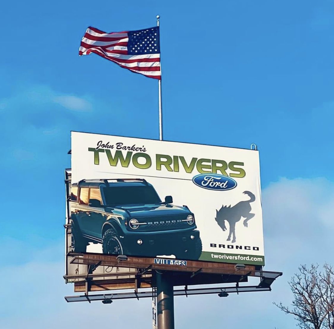 Two Rivers Ford on Twitter "We fly the American flag high and proud 24