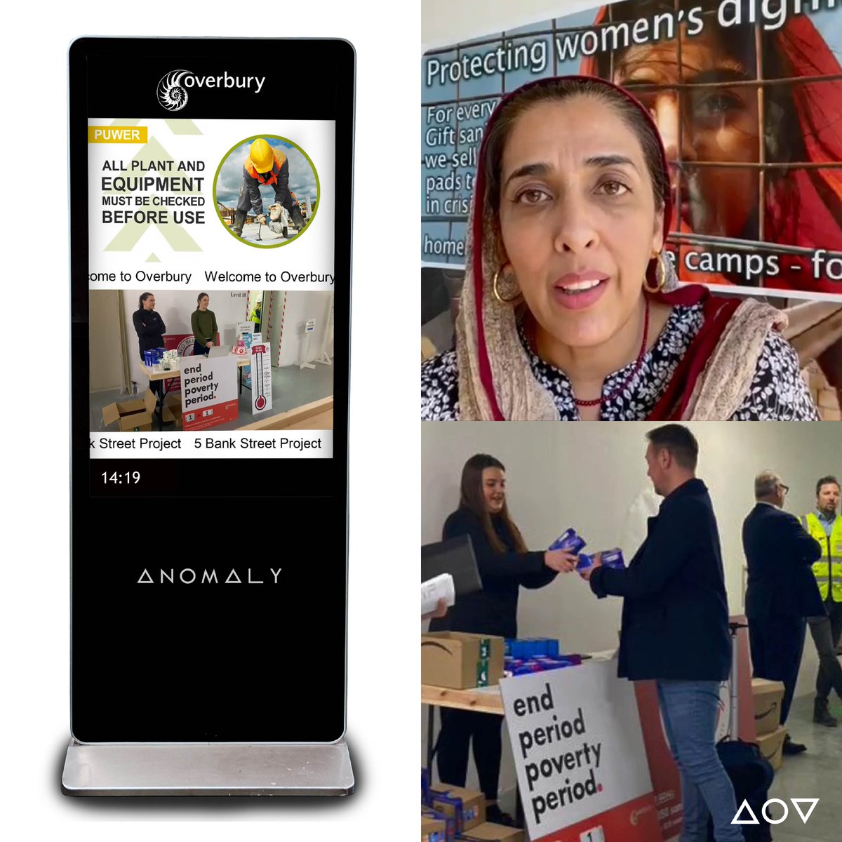 Anomaly_Visual's tweet image. It&apos;s incredible to see this company initiative on the Anomaly screen at Overbury&apos;s Five Bank Street project

The staff donated 60,000+ sanitary products to help women in need!

We are proud that our system is used to broadcast such powerful messages

anomalyvisual.co.uk