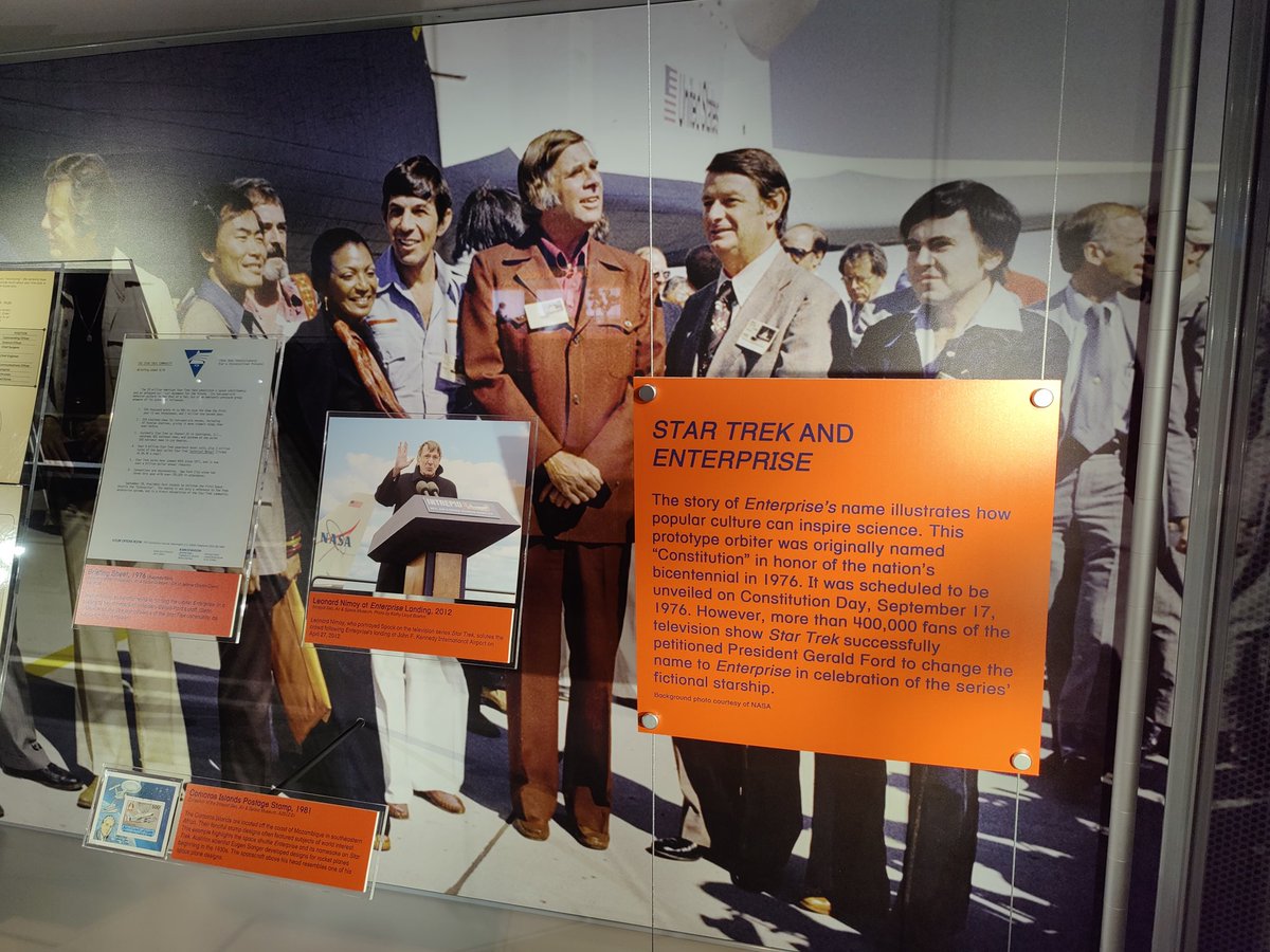 simonheath81's tweet photo. Went to see the original old girl today at the @IntrepidMuseum today. The #enterprise is in good shape and well looked after. Always good to go and see the OP of spaceships.
#StarTrek #starshipenterprise #SpaceShuttles #StarTrekStrangeNewWorlds https://t.co/pIBVzlOpKP