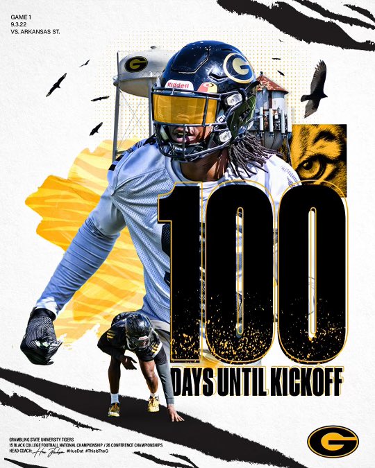 Almost that ⏰! #GramFam are you ready? 👀

Kick Off: 6pm
💻: ESPN+

#ThisIsTheG #GramFam #HueDat