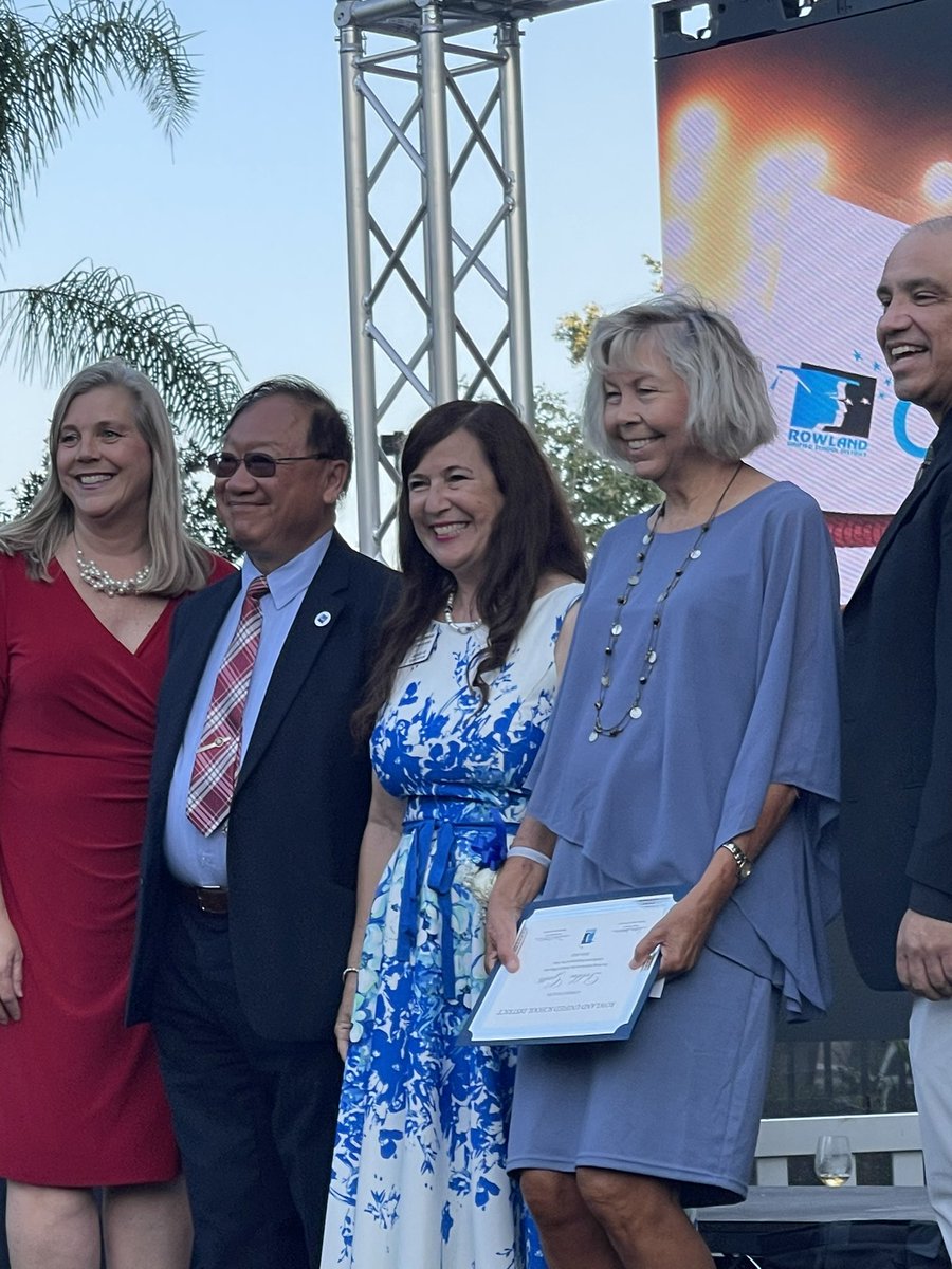 Such a great night celebrating our Certificated and Classified Employees of the last 3 years Candace Orozco, Steve Feldman,Briana Fuentes:Rodrigo Blanquel, Erika Gonzalez, Debbie Gatti, and Olga Gonzalez! <a href="/RowlandSchools/">Rowland Schools</a> <a href="/_JulieMitchell_/">Julie Mitchell</a> #WeAreRUSD <a href="/Santana_Eagles/">Santana Eagles</a>