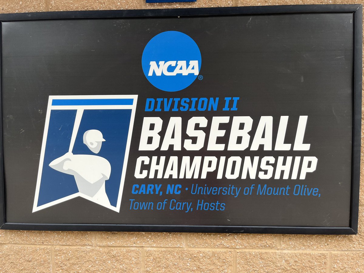 🗣9 DAYS AWAY from the start of the @NCAADII Baseball Championship, hosted by the @TownofCary, and @OfficialUMO! 🗓 June 4th-11th ⏰ 1:30pm/6:00pm game times 🎟 FREE ADMISSION ALL WEEK