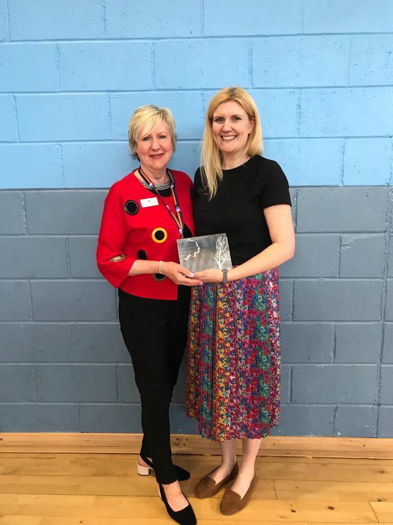 moraggibson2's tweet photo. Such a privilege to attend #ThankATeacherDay @Mearns_Primary and to present Fiona Mossman with a Silver Teaching Award for Digital Innovator of the year @TeachingAwards @PearsonSchools https://t.co/w3TcdqIniy
