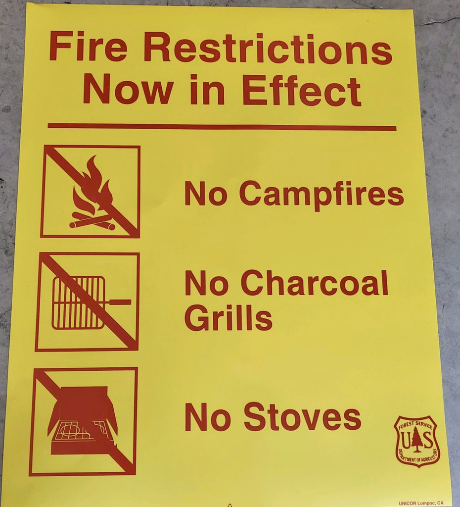 GilaNForest's tweet photo. No open flame is allowed in the Gila National Forest. This includes camp stoves, jellied canisters, BBQ grills, or anything with an open flame. Together, we can prevent more large wildfires in the Gila. https://t.co/1bnFYhJ7ZZ