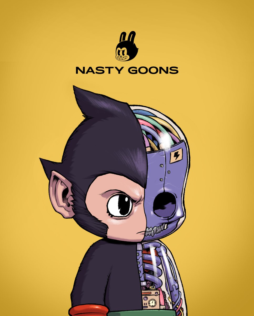 GooneyToonsNFT's tweet image. The long awaited reveal is finally here! Introducing the first member to our Nasty Goons collection - Astro Goon  😈

Any interaction with this tweet will be considered for WL