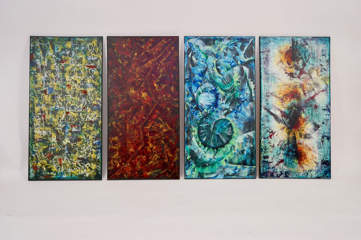 PictorOM's tweet photo. @KordonisNFT ❤️#nft + #physicalart https://t.co/gKIB4wji2I