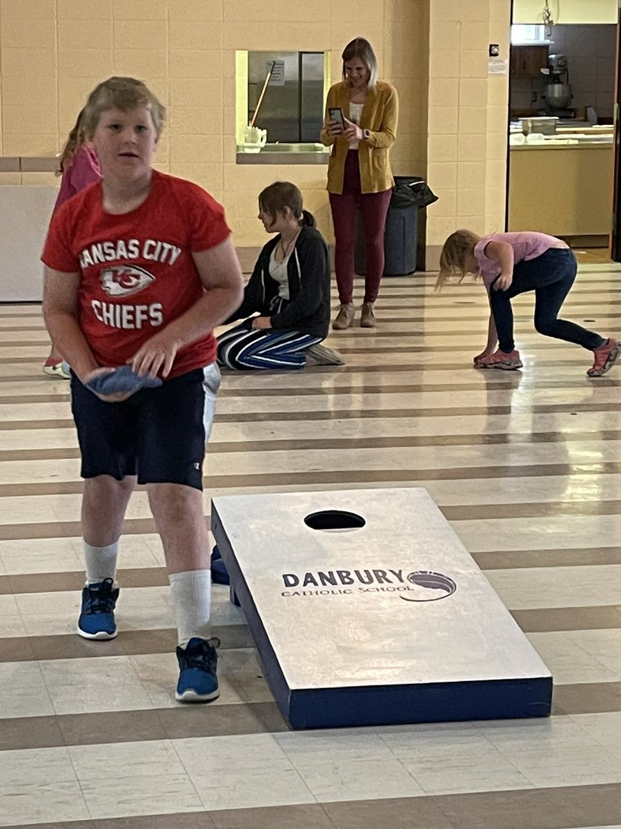 Fun Day full of smiles! Thank you Mr. Walsh for providing such a great fun day even when it rains!