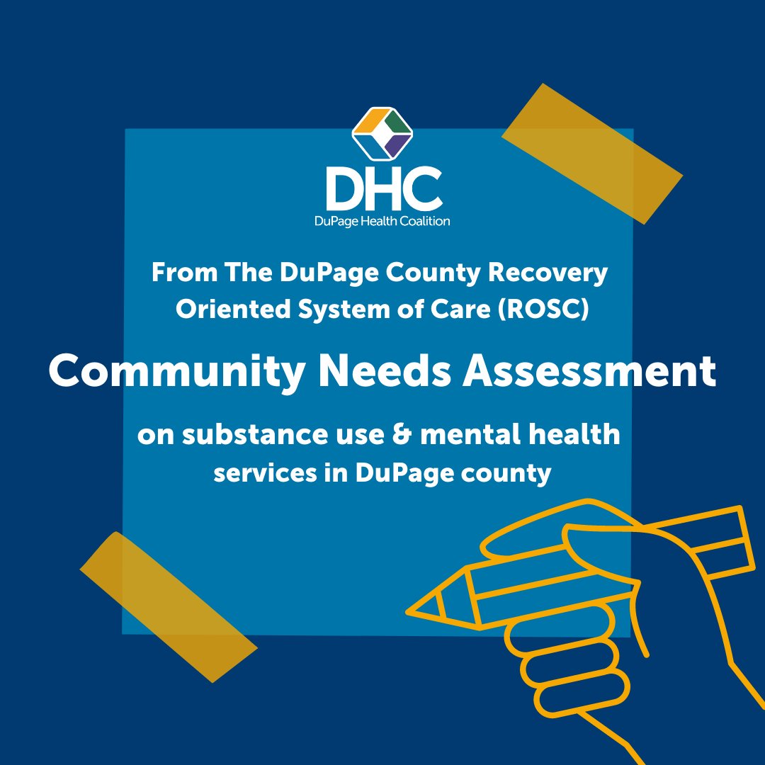DuPage County ROSC created a needs assessment to gather information about substance use and mental health services in DuPage county. It takes five minutes, and it will guide next steps to improve health.
English: ow.ly/QbyI50JiN8F
Spanish: ow.ly/VRVJ50JiNeF