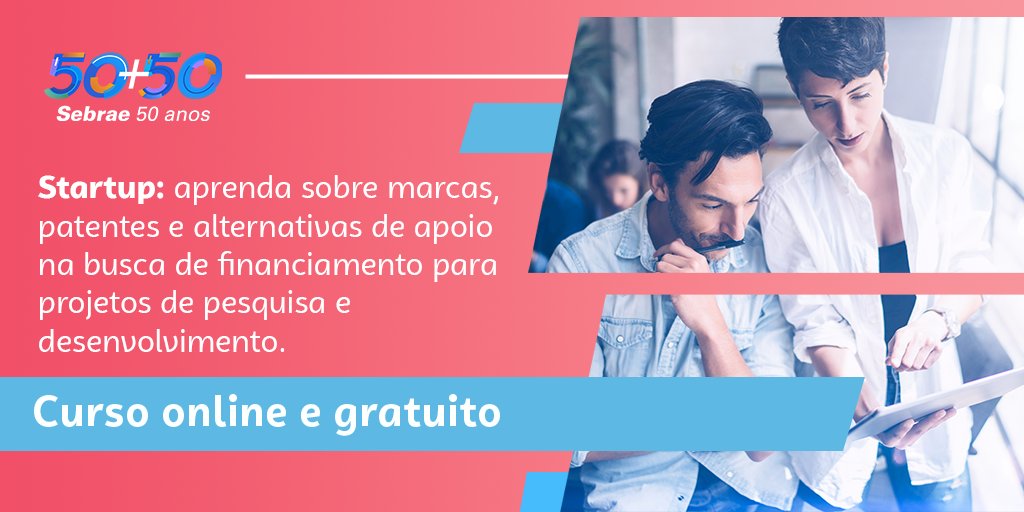 sebrae's tweet image. Ei, Startups! Procurando aprimorar seus conhecimentos sobre propriedade intelectual? Aprenda sobre marcas, patentes e alternativas de apoio na busca de financiamento com o curso: Propriedade Intelectual para Startups. É de graça!💫Acesse: bit.ly/3sGeQ2V-CursoS…

#CursoSebrae 📚