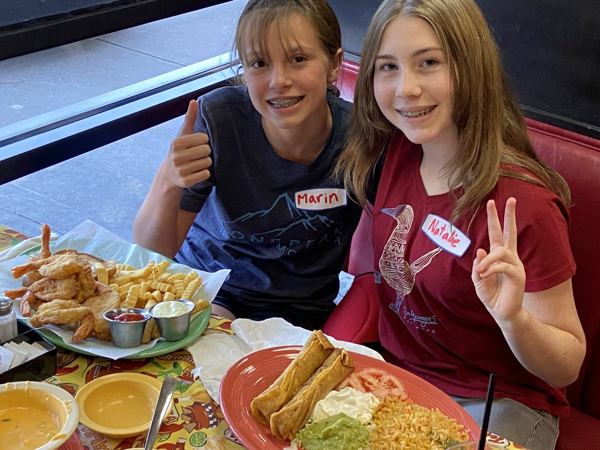 Night Two at the restaurant. My students ordered their food perfectly in Spanish last night! Wonderful job!!! <a href="/Moye_Education/">Dr. Alan Moye</a> <a href="/HumbleISD_WMS/">Woodcreek Middle</a> #BeElite_WMS <a href="/Pineda_AP_WMS/">Ruben Pineda</a> <a href="/Hoffschnei2Rosa/">Rosa Hoffschneider</a> <a href="/MoliverMediaSp/">Misty Oliver</a> @gdeleonwms <a href="/scienceteachwms/">Lisa Campbell, M. Ed.</a> @BSmith_AP @