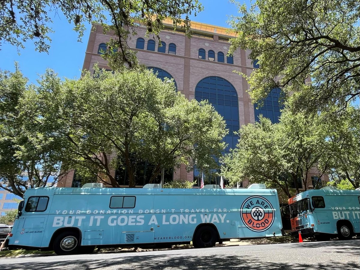 TTLA_'s tweet photo. There is still time to make your donation. @WeAreBlood will be here taking donations until 3:00PM today (5/26). Come by the west side of the Capitol near the @TTLA_ building to support the people of #Uvalde. More details @ https://t.co/4EQywsLIyW https://t.co/LeEjo3hAx9