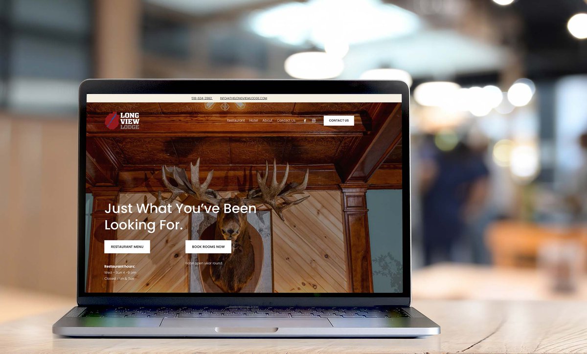 DKDesignStudio's tweet image. The Long View Lodge website was in need of facelift. DK Design Studio worked with the owners and developed a site that reflects the warmth of the lodge, employees, and the beautiful town of Long Lake, NY.