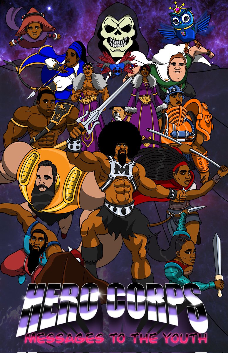 The Official Poster of Hero Corps: Messages to the Youth by <a href="/Oliverbanksart/">Oliver Banks Art</a>!! 
.
.
<a href="/aprprod1/">alwayspressrecord</a> #animation #Blackheroesmatter #representationmatters #psas