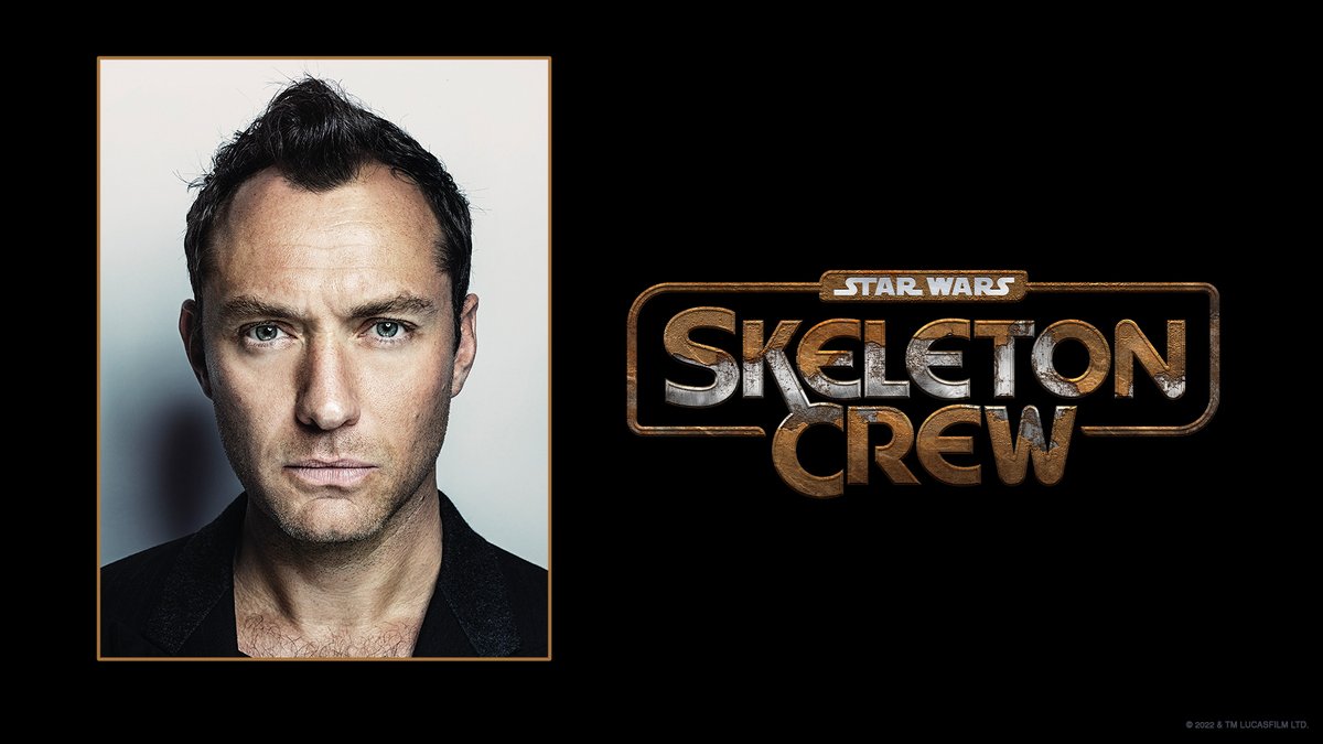 Star Wars: Skeleton Crew, an Original series starring Jude Law, from executive producers Jon Watts, Christopher Ford, Jon Favreau and Dave Filoni, is streaming in 2023 only on @DisneyPlus.