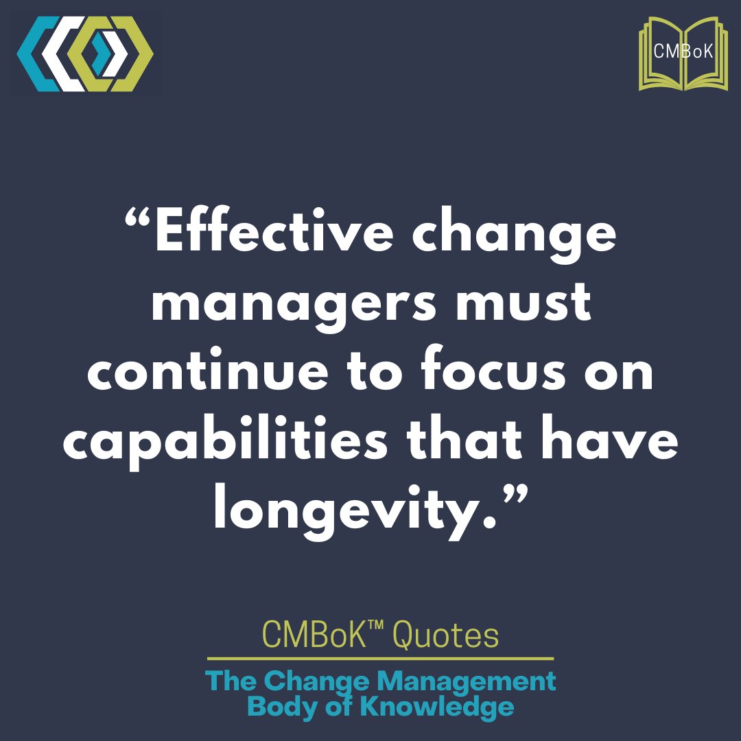 Explore some of the key learnings from our new edition 'The Effective Change Manager' reference book.