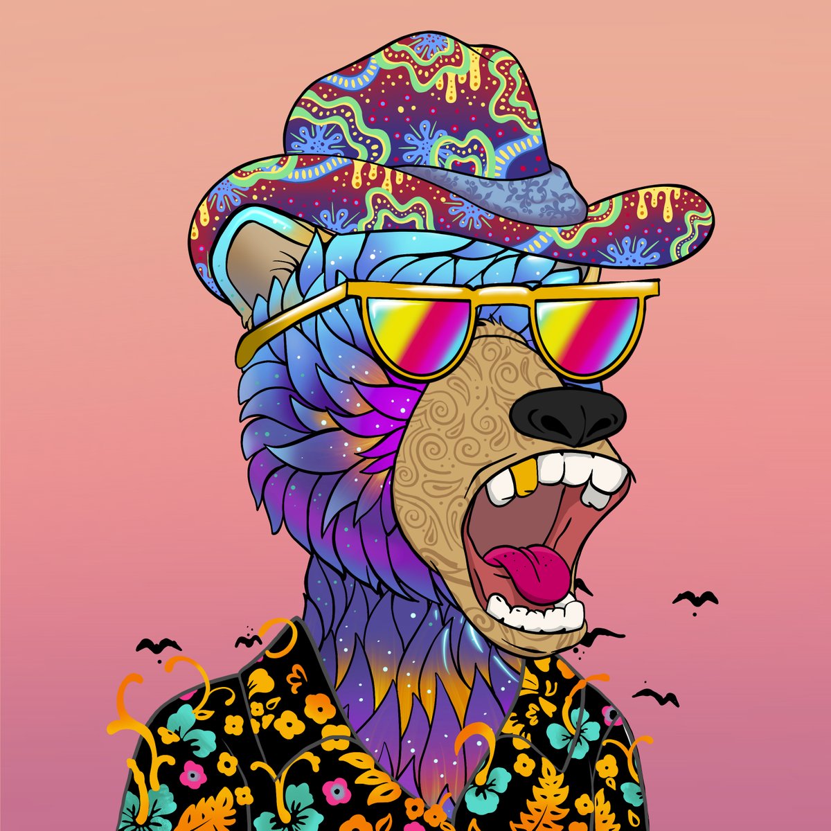 This bear's trip will be okay. 👌

First 3,000 to interact will have a good trip.
#Solana #SolanaNFTs