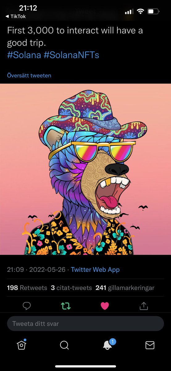 itspoppage's tweet photo. @TrippinBearNFT Lfg!!! https://t.co/OwN4swbcSn