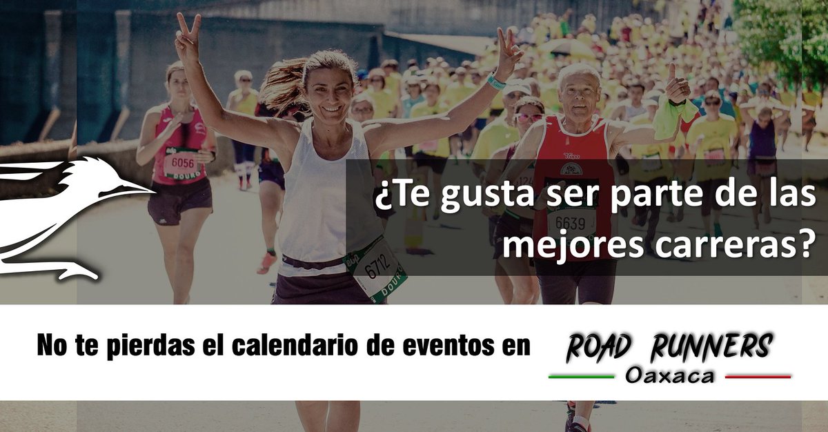 RoadRunnersOAX's tweet photo. Checa las mejores próximas carreras atléticas en Oaxaca. https://t.co/RALSUjkvjn

Si no ves tu carrera en la lista, contáctanos para agregarla.

#CarrerasAtleticas #Oaxaca #RunOaxaca #RunningMexico #RunMexico https://t.co/033vXsDbEM