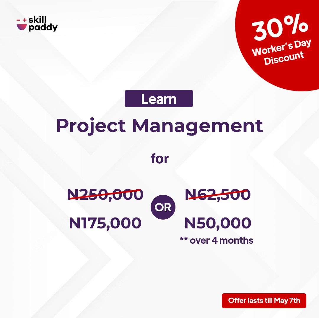 belzeezxyz's tweet photo. With #UpskillWithSkillpaddy you have the opportunity of learning digital skills at 30% discount.
Get to know about the courses https://t.co/dy1S6xDt46
#UpSkillWithSkillPaddy https://t.co/INSCjfkMzU