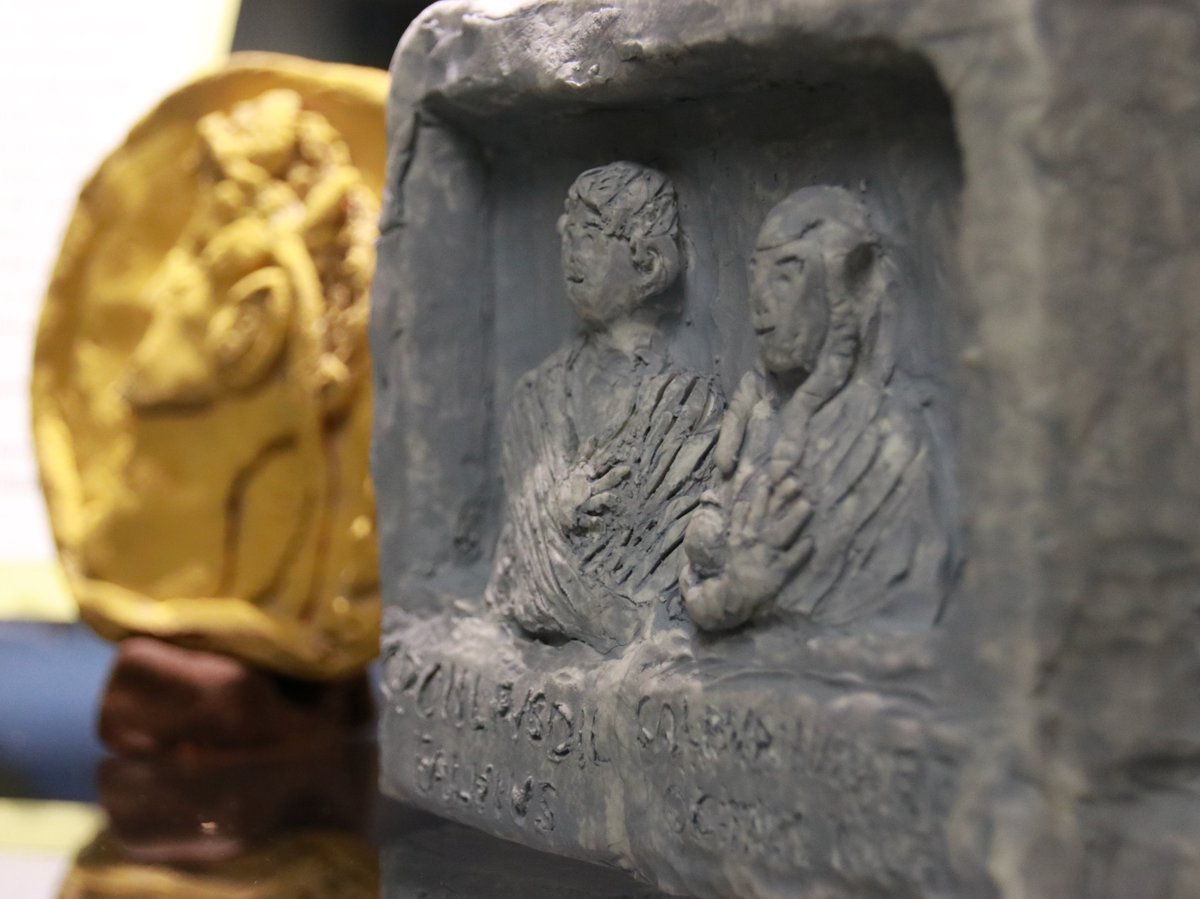 Limited Engagement! Artifacts from the Pax Romana period are on display in the Library thanks to the 8th grade Ancient Civ classes <a href="/MaristSchool/">Marist School</a> Come by and see these amazing relics from the past <a href="/MaristFam/">Marist Fam</a>