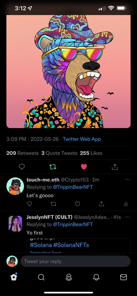 Crypto153's tweet photo. @TrippinBearNFT https://t.co/kxtmsEJZWk