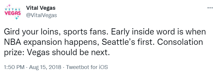 VitalVegas's tweet photo. Just gonna leave these here. "Las Vegas NBA Rumor Intensifies Following Columnist Radio Interview." https://t.co/NZtRTWmoqk https://t.co/0UNDe6TYGG