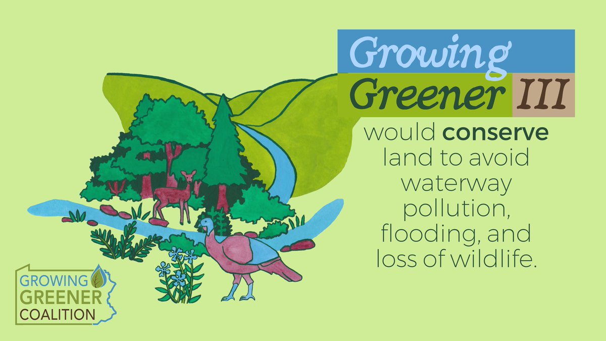 WeConservePA's tweet photo. Once our open spaces are developed, they are changed forever. Learn how you can support #GrowingGreenerIII: https://t.co/xwJpm5kRFB https://t.co/jmGJumGq3U