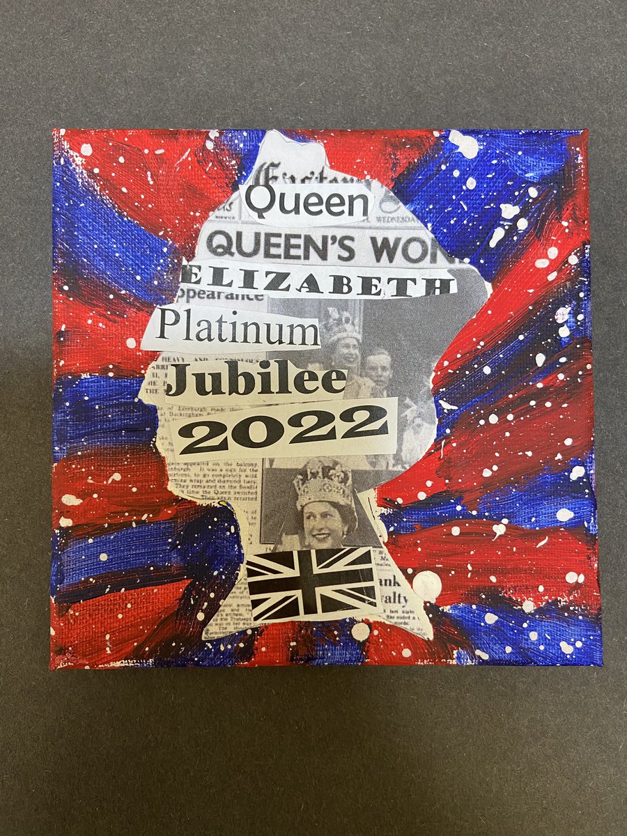 mrskatieholmes's tweet photo. We finished our Jubilee project today! #PlatinumJubilee #artsmark #artsaward #year2 #teamlantern https://t.co/gZJwb0RQH8