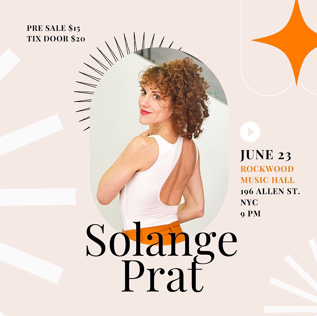 June 23rd
<a href="/RockwoodNYC/">Rockwood Music Hall</a> 
Doors 8:30
Show 9pm

Get your tix! 

seetickets.us/event/Solange-…