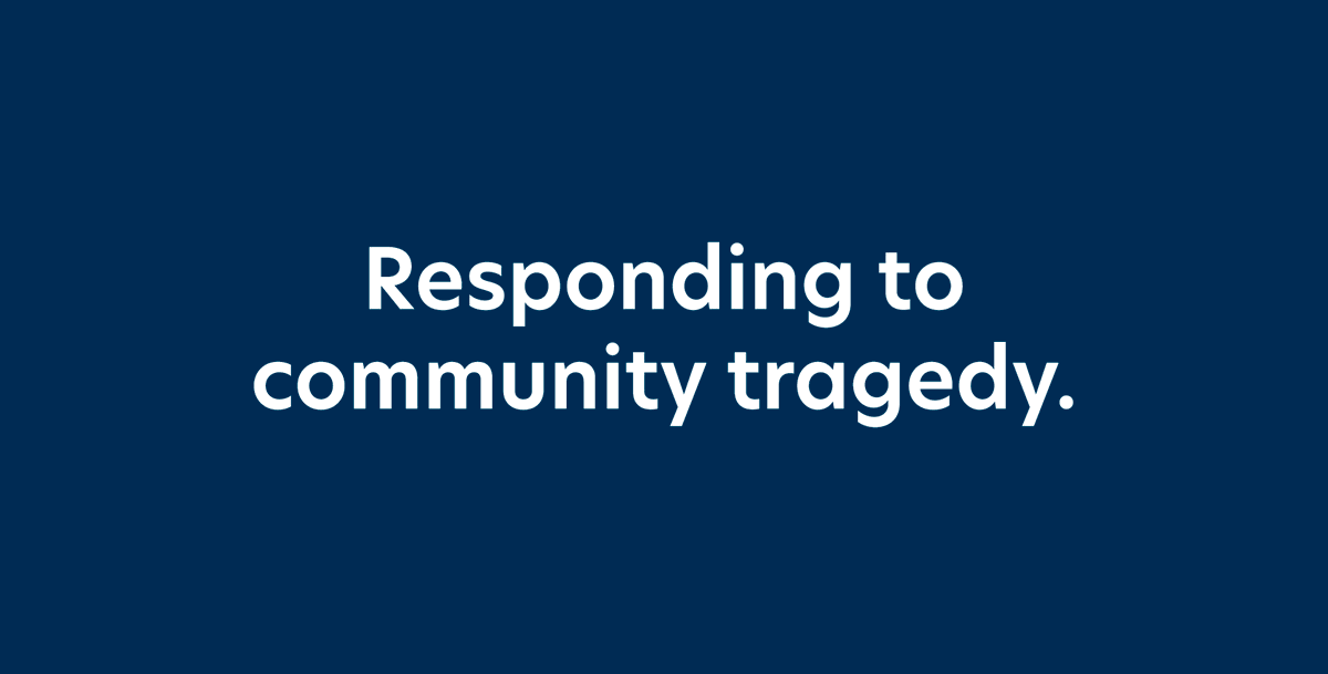 (3/3) Free continuing education course for responding to community tragedies: bit.ly/3NAFT7U
Guide on how to talk about shootings with children: bit.ly/3PIdLBz
Resources on coping in the aftermath of a shooting: bit.ly/3PH7Soe