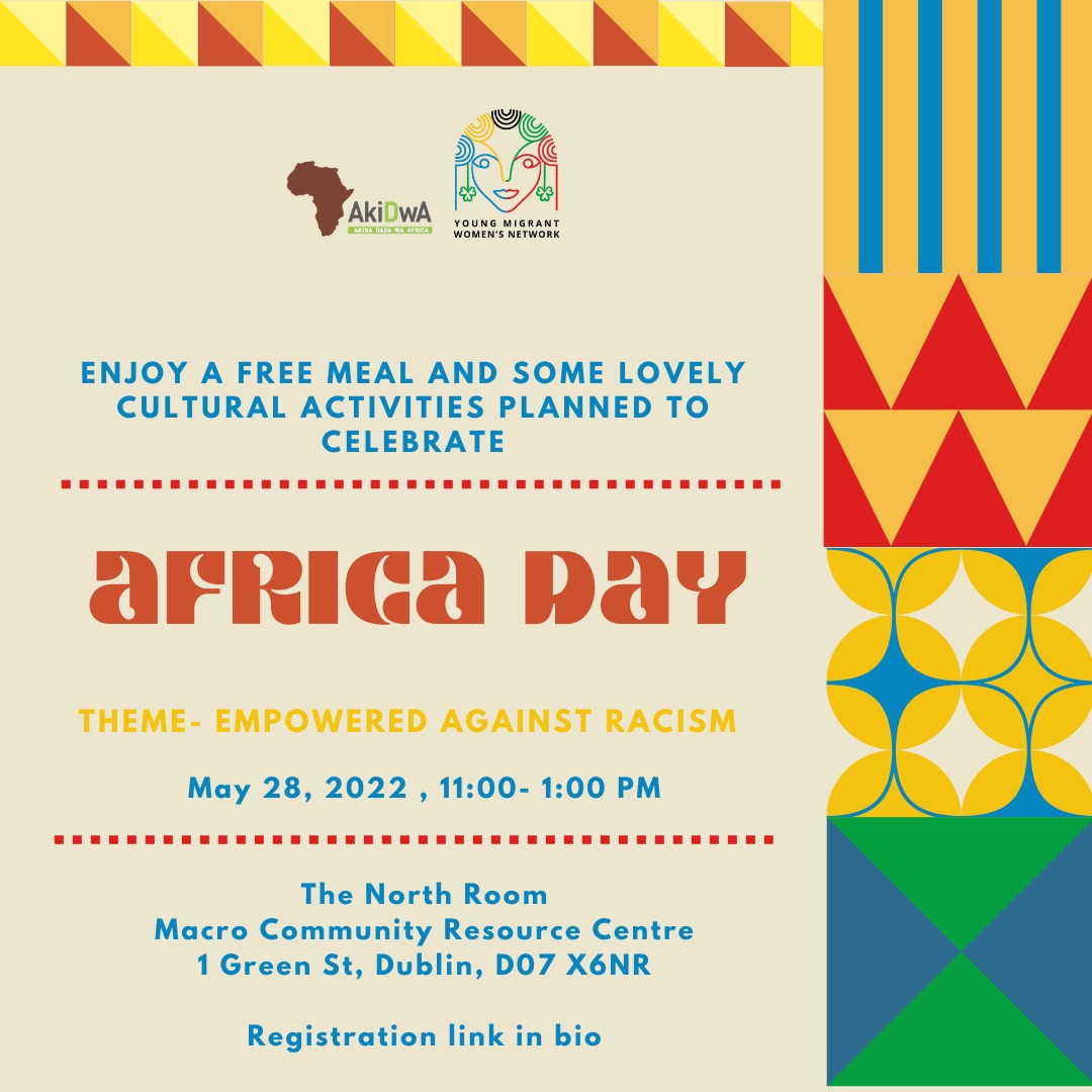 Hi guys! Make sure to attend #Dublin #event #freefood #AfricaDay #2022