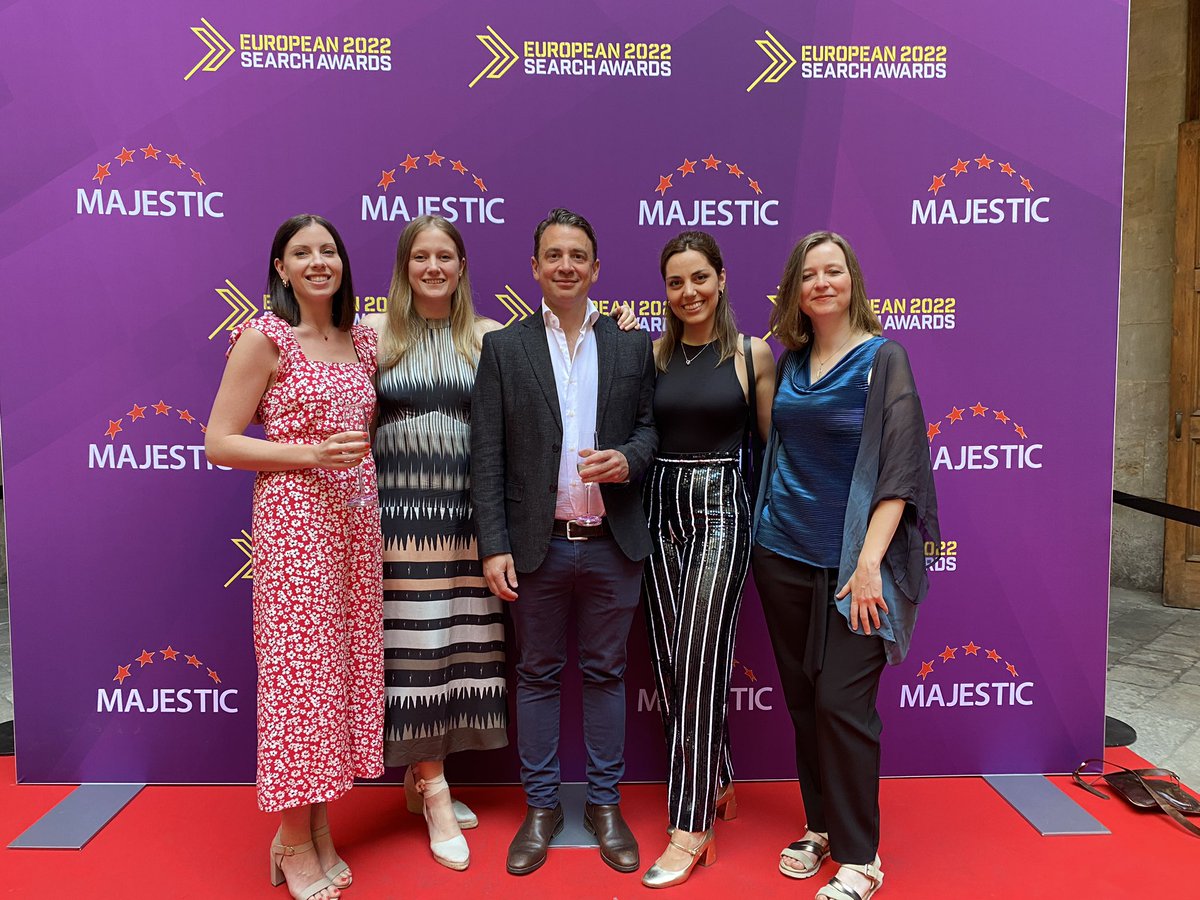 The absolute dream team at #eusearchawards in Barcelona. 🚗 
So happy to be here and nominated for some fantastic international work we’ve done at <a href="/Builtvisible/">Builtvisible</a> across #SEO, #digitalPR and #content. 😊