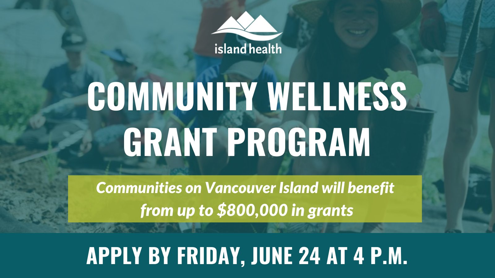 Island Health on Twitter "Our Community Wellness Grant program