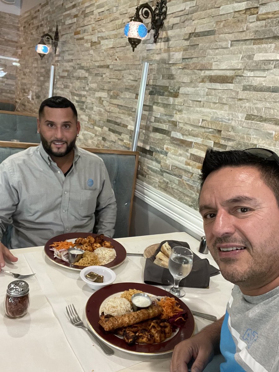 Walikhan4's tweet photo. THANK YOU CHRIS FOR THE WONDERFUL LUNCH AT SULTAN’S FOR MY BIRTHDAY ⁦@attnewengland⁩ ⁦@ChrisAcerra⁩ https://t.co/isiLW8pLnq