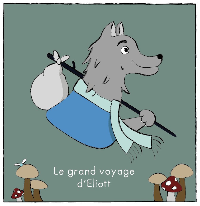 elisalbatross's tweet photo. Le grand voyage d'Eliott 🍄
#dessin #loup #art https://t.co/8O0gGtxXbE
