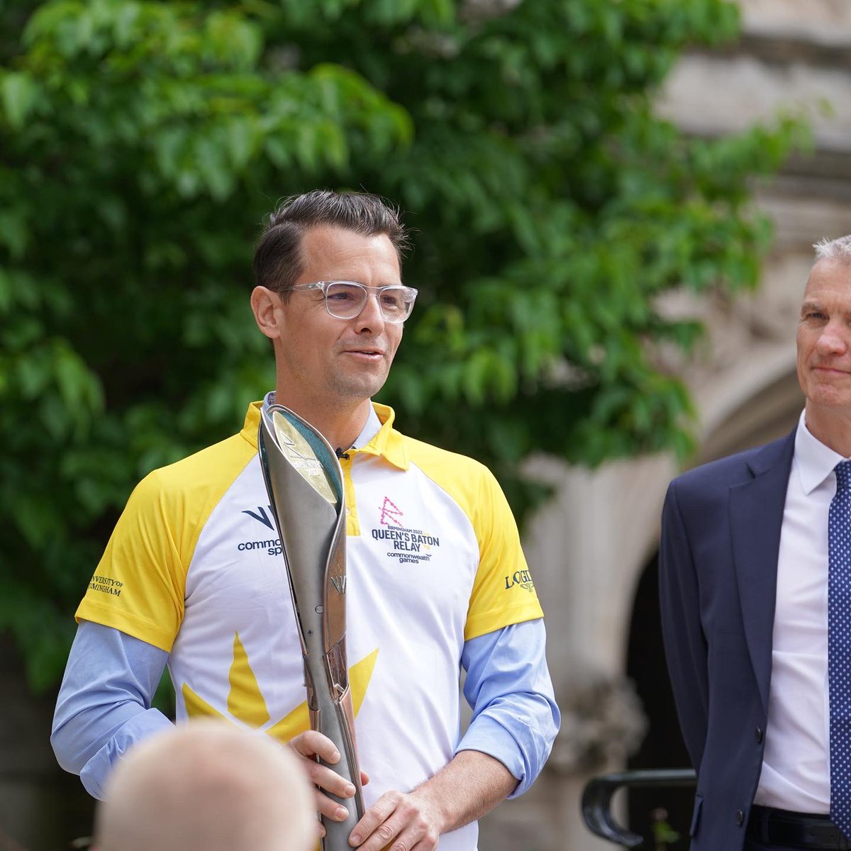 McMasterSports's tweet photo. This morning @mcmasteru hosted the Queen’s Baton Relay ahead of the 2022 Birmingham Commonwealth games! Thank you to our partners in research and in sport @unibirmingham for joining us in Hamilton! Best of luck at @thecgf https://t.co/0tNWeahM7G