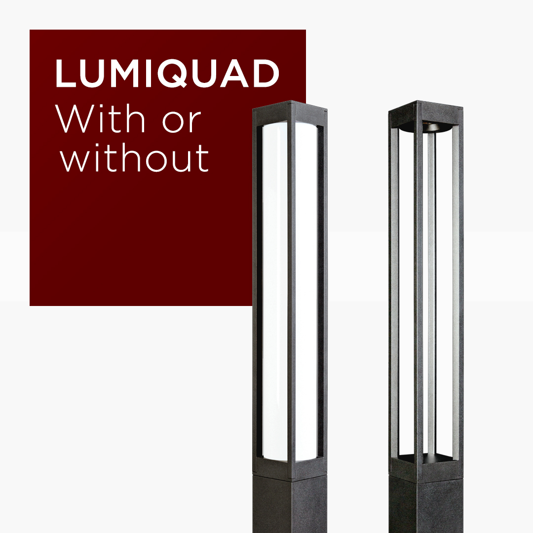 LuminisLighting's tweet photo. Bollards and columns in the Lumiquad family are offered with or without acrylic diffusers. Choose a diffuser when requiring high illumination coverage or select a non diffuser model for accent lighting.
#exteriorlighting #outdoorlighting #LEDlighting #LEDproducts #lightingdesign https://t.co/XE8GDruu0G