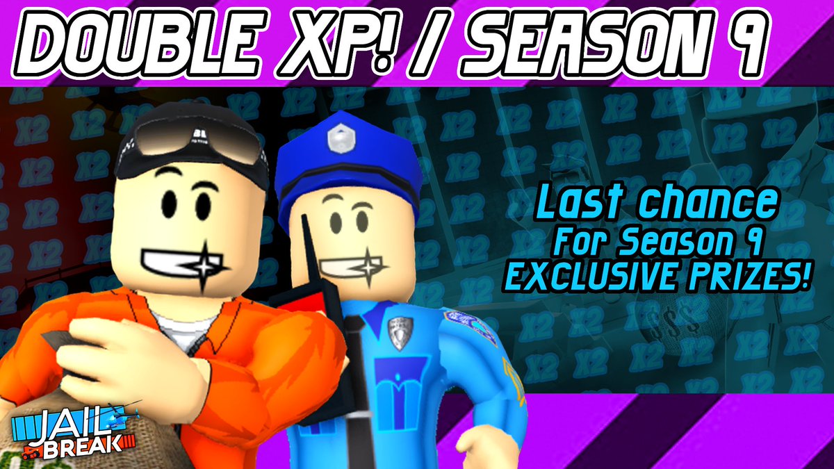 Badimo (Jailbreak) on X: 🎉 Your latest update is here! Welcome to Season  17! Earn XP through robbing & arresting and easier progression and win a  supercar! Plus, don't miss out on