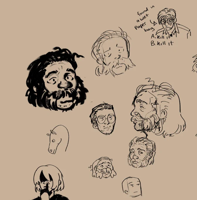 warm up doodlos from the other day 