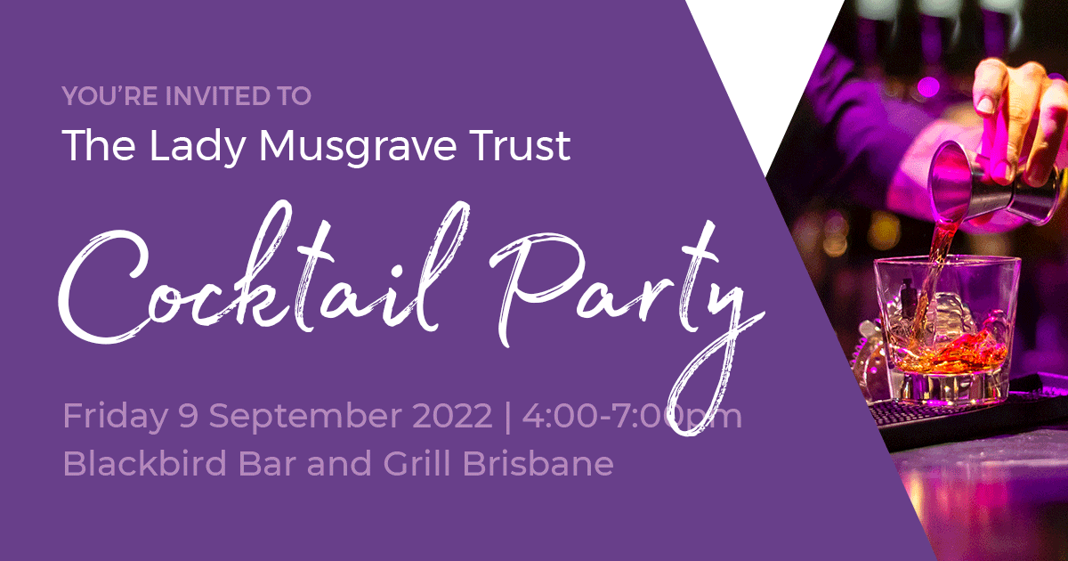 Lady_Musgrave's tweet photo. The Lady Musgrave Trust Cocktail Party is fast approaching, and with a third of the tickets already sold, now is the time to commit to making a real difference to the nearly 10,000 homeless women in Qld. 

Grab your tickets now: https://t.co/NWzUxeGCL1 https://t.co/fuY08yWrCo