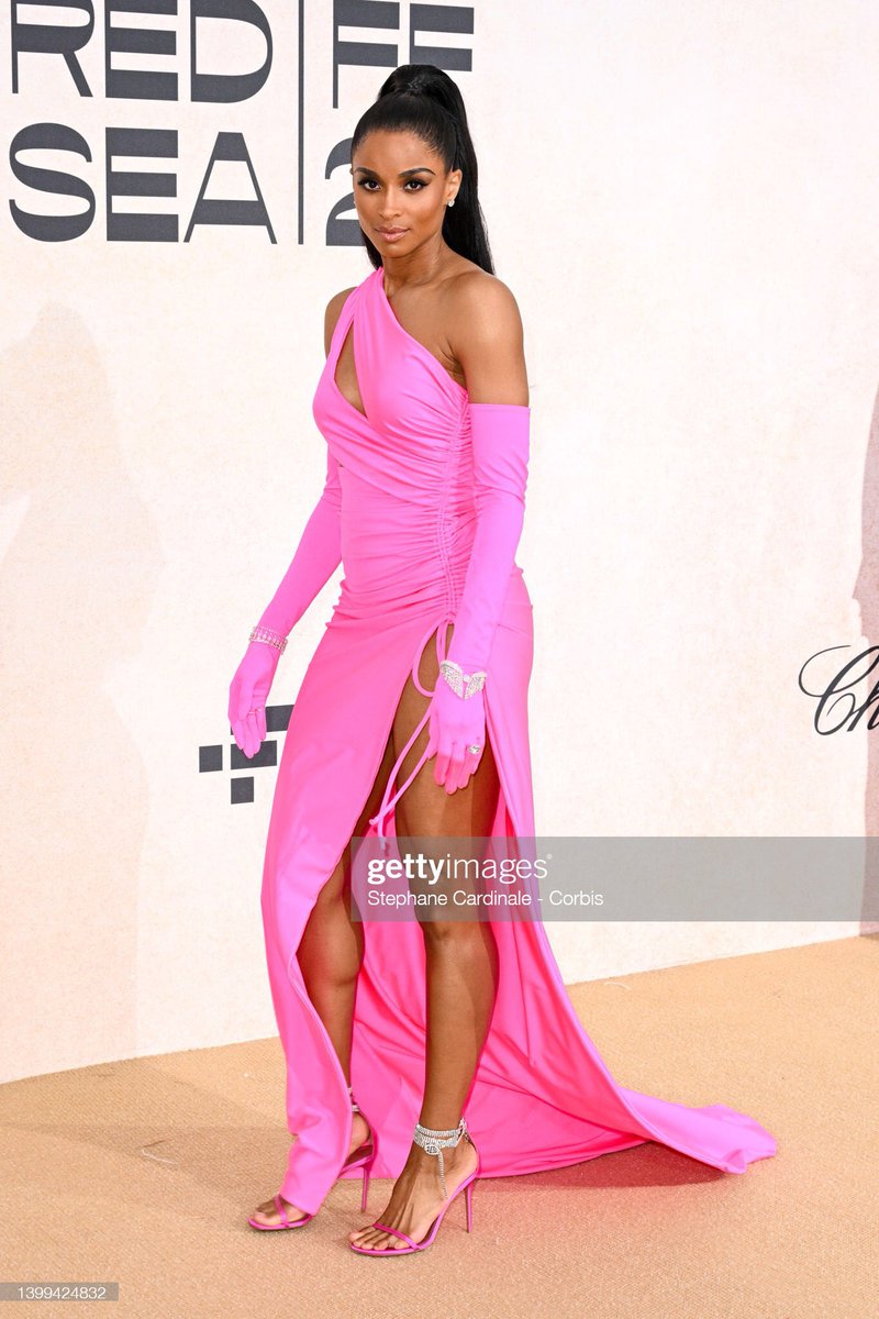 Ciara attends amfAR Gala event in Cannes. #amfARCannes