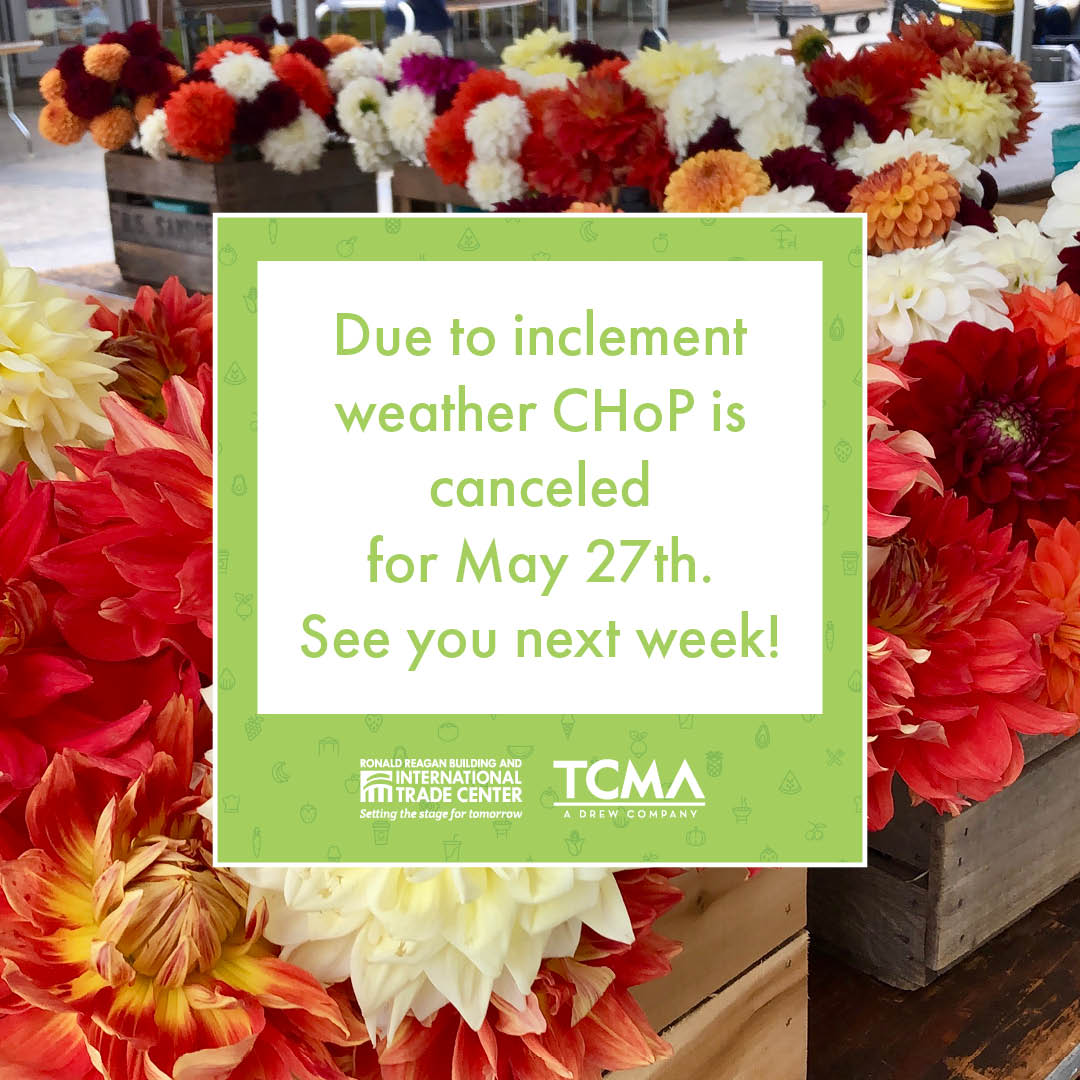 Capital Harvest on the Plaza is canceled tomorrow due to forecasted inclement weather. We wish everyone a safe Memorial Day Weekend and look forward to seeing you next week, June 3 at the #WilsonPlaza.