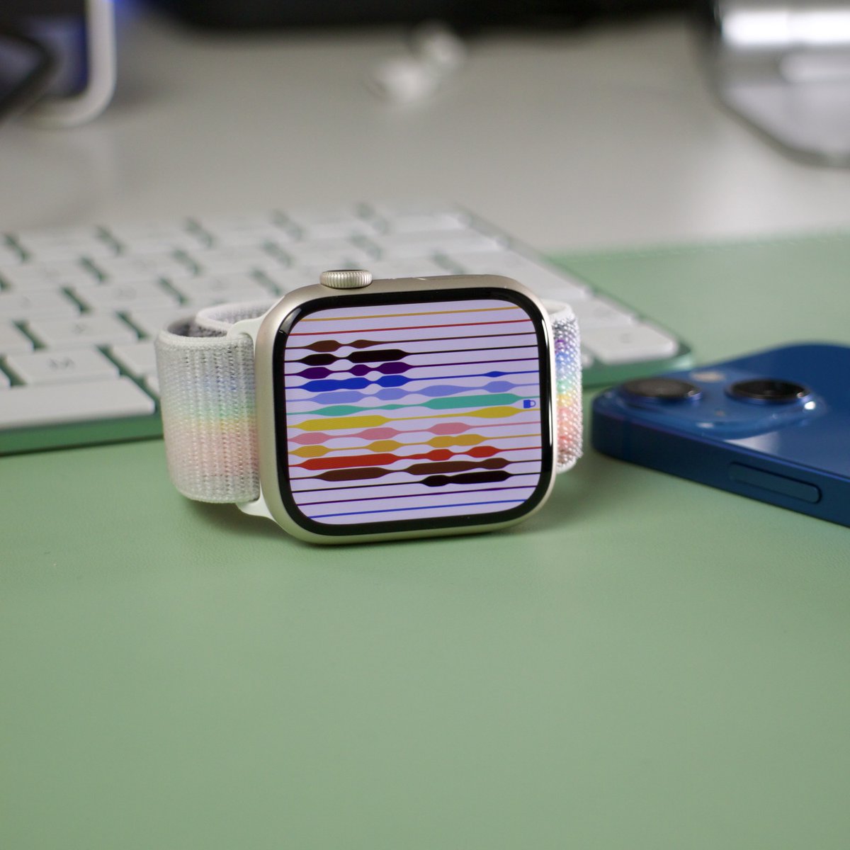 iMatteo_Pau's tweet photo. #AppleWatch #PrideBand 2022! https://t.co/Ieo8u8mKxN