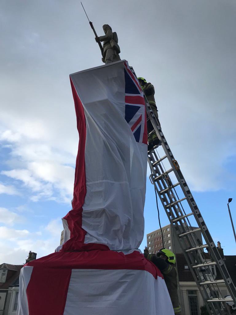Jim Montgomerie on Twitter "Getting the saltcoatswarmemorial prepped