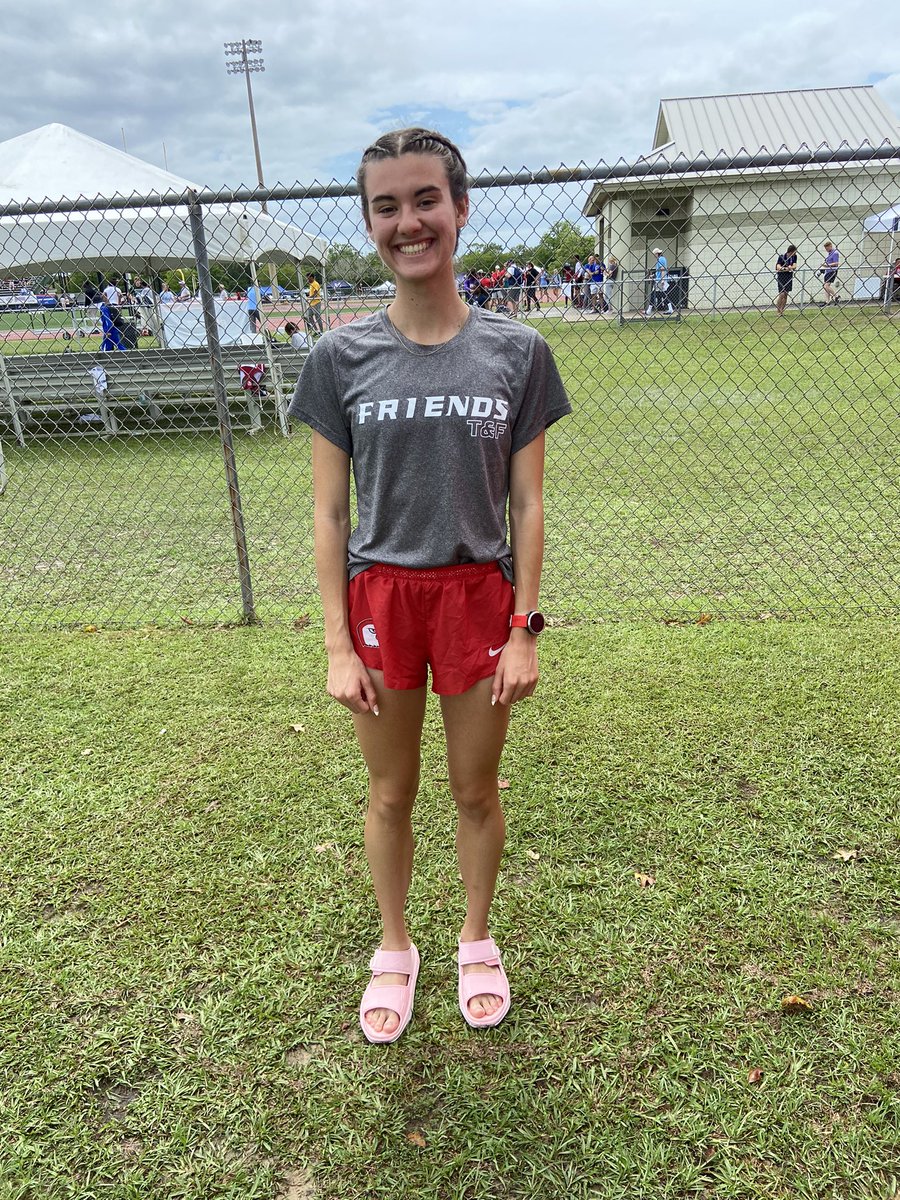 FriendsFalcons's tweet photo. Caroline Giles has a strong showing in the 3000m steeplechase with a time of 11:14.43 to finish 3 places above her seed in 16th overall! Congratulations! https://t.co/lpMloxBwpm