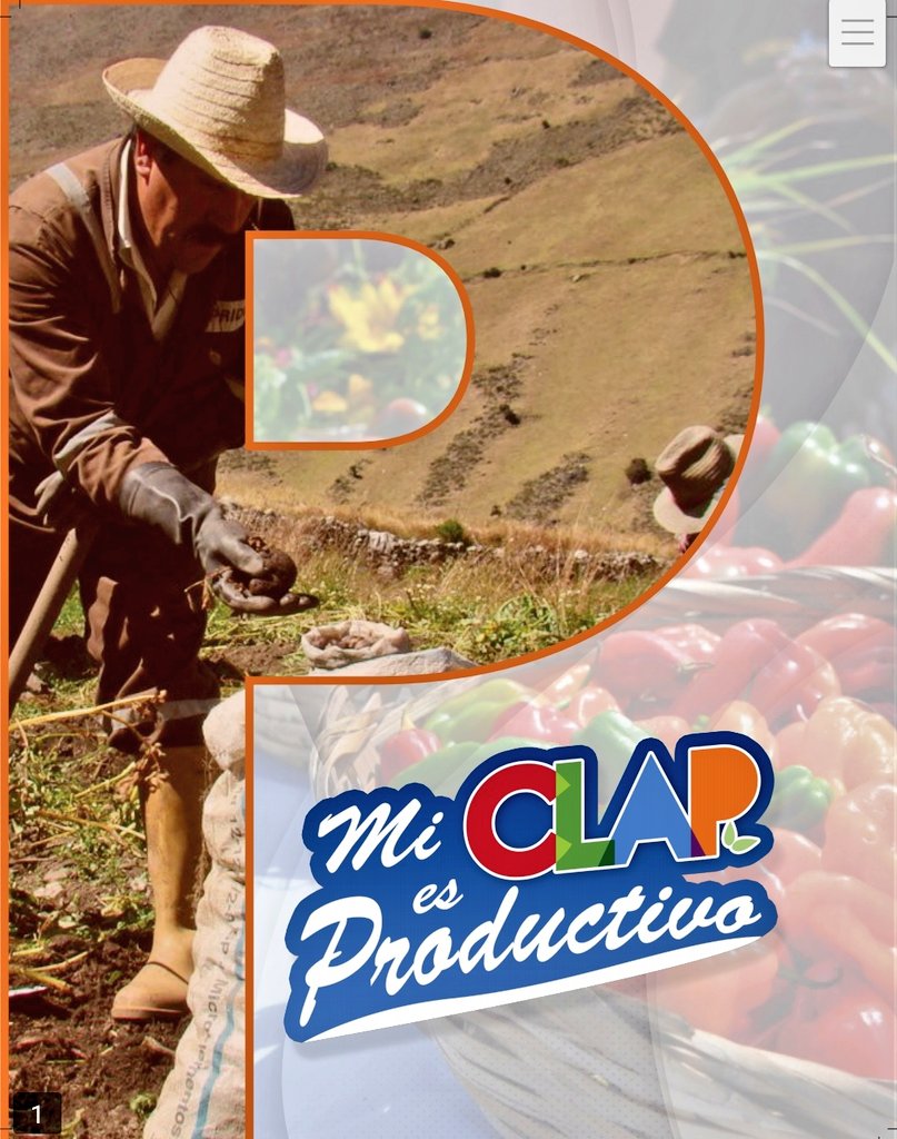 ¡Atención CLAP! El presidente <a href="/NicolasMaduro/">Nicolás Maduro</a> aprueba el Plan #MiClapProductivo, que articula la producción comunal de alimentos y otros insumos. Redoblemos los esfuerzos para materializar la P en más de 18 mil CLAP. ¡Sí se puede!
Descarguen el Plan aquí 🔗
bit.ly/3PJhv5B